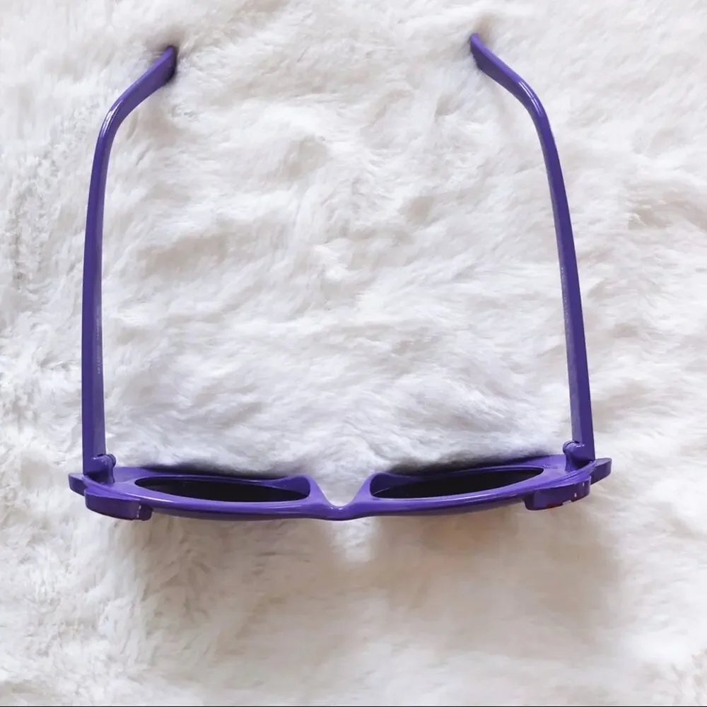 Everly Purple Toddler Girl Fashion Bow Sunglasses